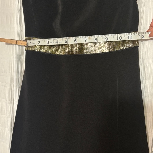 Express Black Maxi Dress with Gold Detail - Picture 8 of 15